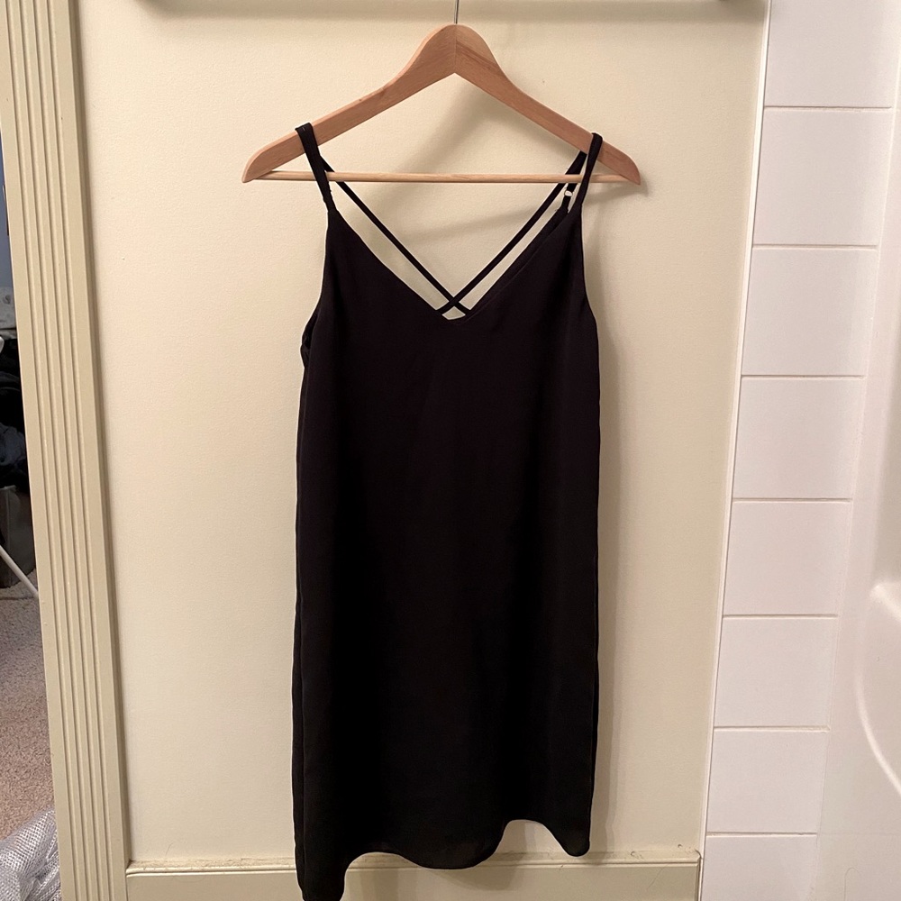 Black Topshop Slip Dress